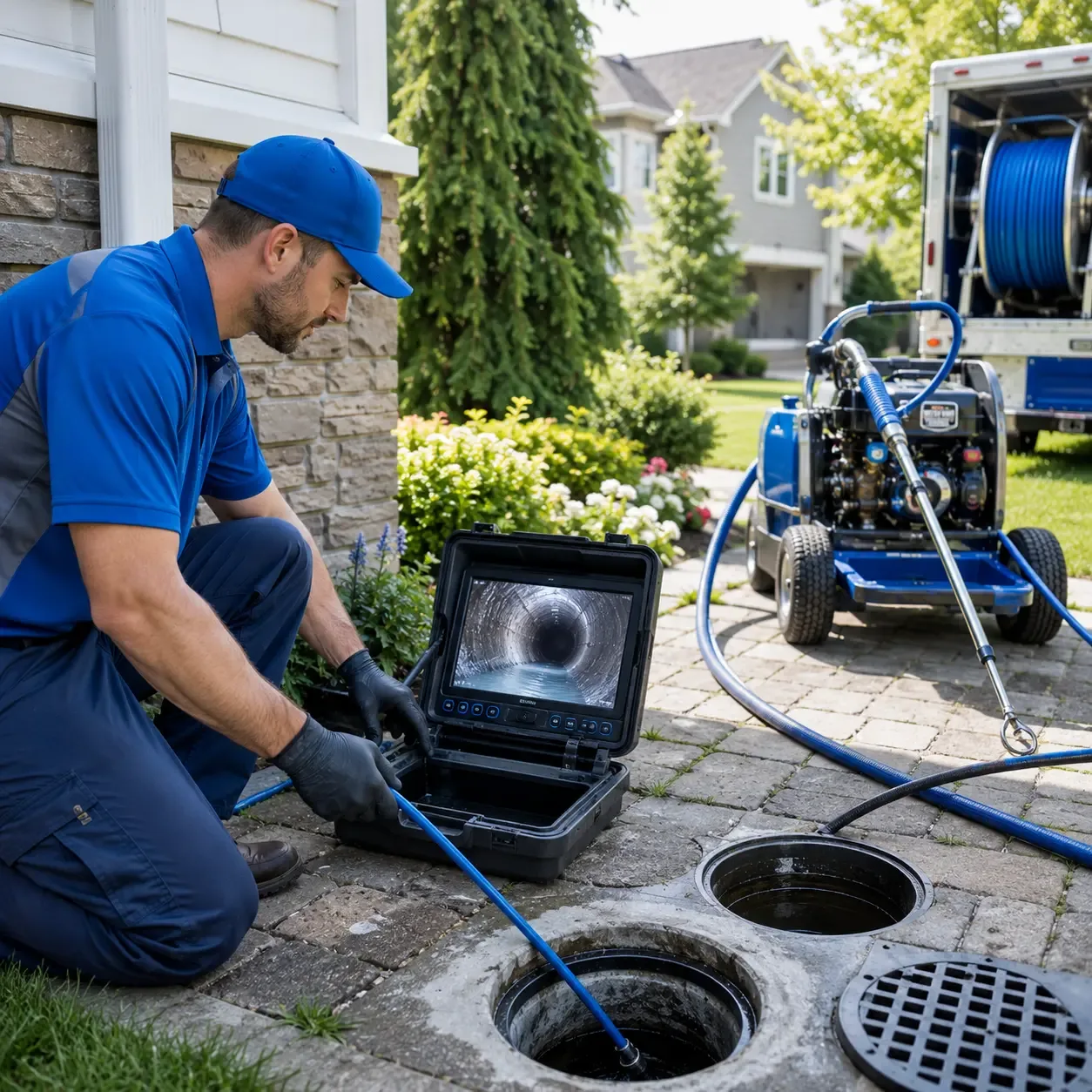 Outdoor drain cleaning professionals serving Arcadia, WI